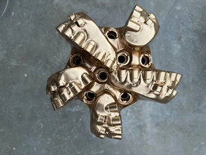 पानी के कुएं की ड्रिलिंग के लिए 5 ब्लेड 8.5 इंच पीडीसी कोर ड्रिल बिट डबल पंक्ति कटर - Product Image 3