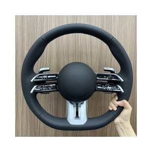 Bán nóng phù hợp cho Mercedes Benz sợi carbon da AMG tay lái GLC GLe GLS GLK C Class w204 C63 W212 w218 w207 w172 - Product Image 1