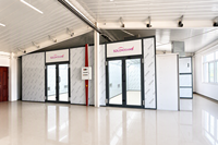 Cabine de séchage infrarouge 30KW pour revêtement de bois, éclairage LED, système d'air forcé pour ligne de finition de meubles et armoires Longxiang