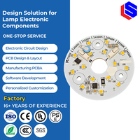 Experto en Diseño Electrónico ODM, Panel de Luz LED de 8W, AC 100-120V, Atenuación Triac Lineal, Solución de Fabricación Rentable, PCBA