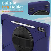 Étui pour tablette en silicone souple et dur pour Samsung Tab S11 Ultra 14.6 "X930