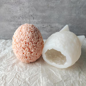 Nouveau pâques 3D boule <span class=keywords><strong>de</strong></span> fleur d'oeuf <span class=keywords><strong>de</strong></span> grande taille bougie moule en Silicone pour bricolage fait <span class=keywords><strong>maison</strong></span> - Product Image 6