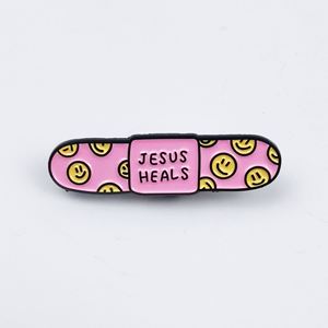 Wholesale Religious Jesus Love Cross Theme Alloy Soft Enamel Pins for Women with Embossing Printing Prayer Souvenir - Product Image 6
