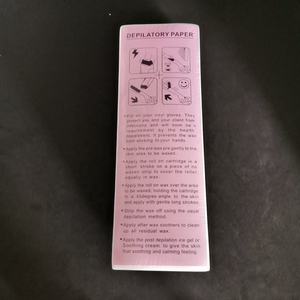 Élimine les poils des sourcils et du visage, pièces, en tissu non tissé, bandes <span class=keywords><strong>de</strong></span> <span class=keywords><strong>cire</strong></span> en mousseline, pour enlever les poils - Product Image 3