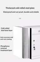 Armoire de rangement en métal, petite armoire de classement moderne avec tiroirs verrouillables pour bureau, maison, école, salle de sport, hôtel, extérieur, écologique