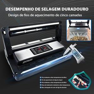 Machine <span class=keywords><strong>de</strong></span> <span class=keywords><strong>mise</strong></span> <span class=keywords><strong>sous</strong></span> <span class=keywords><strong>vide</strong></span> en acier inoxydable ABS <span class=keywords><strong>Foodsaver</strong></span> avec une largeur <span class=keywords><strong>de</strong></span> scellement <span class=keywords><strong>de</strong></span> 42 cm, capacité <span class=keywords><strong>de</strong></span> 10 L+, usage domestique et commercial - Product Image 5