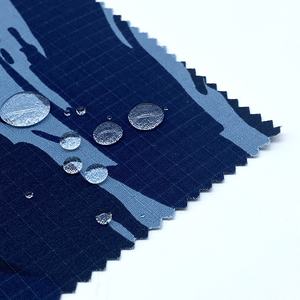 Poliéster algodón estampado camuflaje azul oscuro Ripstop tela para ropa de trabajo táctica al aire libre ropa - Product Image 3