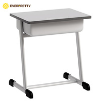 Proyecto educativo llave en mano, solución personalizada integral, conjunto de muebles para el aula, escritorio y silla para estudiantes resistentes