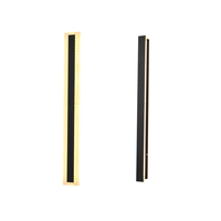 Luz Led de pared impermeable minimalista para exteriores e interiores, luz decorativa de fondo, 36W, 72W, arandela de pared de ingeniería