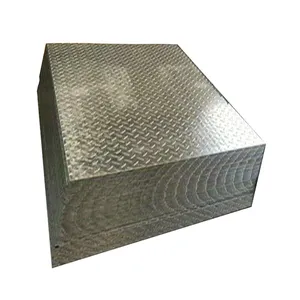 Pelat Lembar Paduan Aluminium Timbul Pola Kotak-kotak 5052