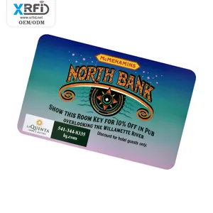 بطاقة ذكية مخصصة بشريحة تحكم في الوصول مزودة ببطاقة RFID مسبقة الدفع بقدرة 13.56 ميجا هرتز، بطاقة بلاستيكية خالية من الكتابة NFC