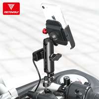 Soporte para Teléfono Móvil MOTOWOLF V3 Universal para Motocicleta, Éxito de Ventas