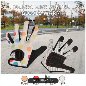Guantes de Ciclismo de Medio Dedo, Transpirables, de Malla de Poliéster, Unisex, para Deportes al Aire Libre de Verano, Diseño de Puntos, Cierre de Tirón - Product Image 5
