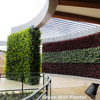 Systèmes muraux vivants Matériaux de mur vert Pots de jardin verticaux Jardinières suspendues Jardinière de poche murale