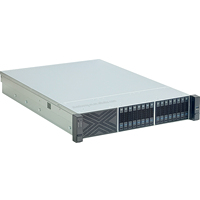 ZhenLoong SS8124 Serie 2U 16-Bay SAS/SATA Hot-Swap-Festplattenrack-Gehäuse mit 12Gb Backplane SFF8643 Schnittstelle