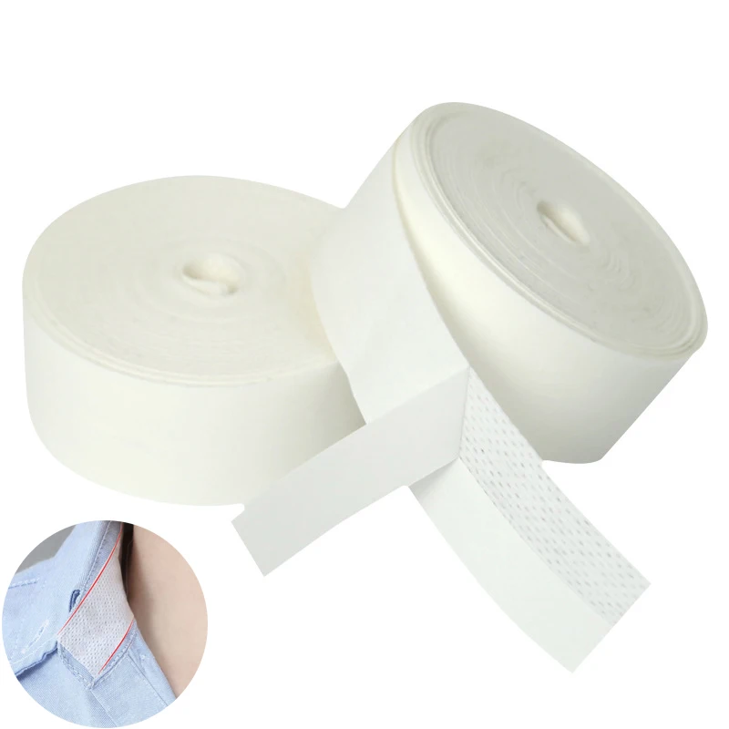 Одноразовые невидимые впитывающие пот и грязезащитные рубашки воротник шляпа лента для ткани