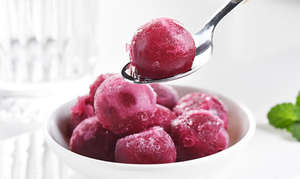 Daqiaodao commercio all'ingrosso di succo di frutta palline di gelato Kyoho all'uva palline di gelato per cocktail al gusto di frutta - Product Image 5