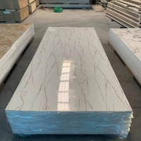 Paneles de papel de pared para techos de hojas de plástico jaspeado de Pvc de 3mm de alto brillo para decoración de paredes interiores