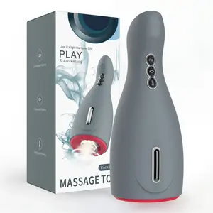 Populaire Mannelijke Massage Uitbreiding Pomp Penis Zuigen Tong Likken Vibrator Echte Kut Masturbators Cup Deep Throat Sex Toys