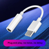 Meilleure vente Adaptateur casque de type C à 3.5mm Câble audio pour écouteurs AUX USB C Jack