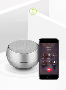 GBPDIA fashion Metal texture haut-parleur radio reveil subwoofer voiture enceinte bluetooth portable puissant haut-parleur - Product Image 2