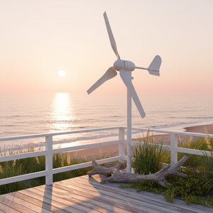 ระบบพลังงานลมราคาประหยัดแบบกำหนดเองได้ Elege Wind 1KW 3KW พัดลมระบบพลังงานฟรีสำหรับใช้ในบ้าน Elege-A1 ระบบพลังงานลมสำหรับติดตั้งบนหลังคา - Product Image 3