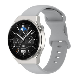 20mm 22mm cinturino in gomma di Silicone per <span class=keywords><strong>Huawei</strong></span> <span class=keywords><strong>Watch</strong></span> <span class=keywords><strong>GT3</strong></span> <span class=keywords><strong>Pro</strong></span> Smartwatch con fibbia a farfalla 43MM 46MM compatibile - Product Image 1