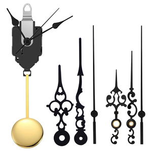 Mouvement d'horloge à pendule, mouvement de moteur de batterie avec 3 paires d'aiguilles pour le remplacement de l'horloge de manteau antique Tick Tock - Product Image 1