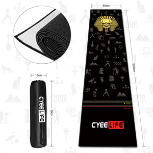 Cyeelfe — <span class=keywords><strong>tapis</strong></span> de planche à fléchettes en caoutchouc, 65cm de largeur et 295cm de longueur avec lignes de démarrage, accessoire professionnel - Product Image 2