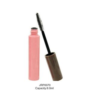Flacon de mascara noir et rose 10 ml avec logo personnalisé, tube de gloss à lèvres rose vide, tube de mascara blanc avec applicateurs - Product Image 3