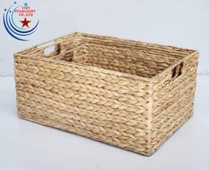 Conjunto de fábrica OEM 03 cestas de almacenamiento de agua de Jacinto de alta calidad bandejas de cocina más vendidas para alimentos uso doméstico en caja HECHO DE Vietnam - Product Image 5