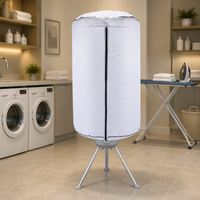 Séchoir à linge autoportant 850W, ventilé, pliable, électrique, pour la maison, les dortoirs et les hôtels