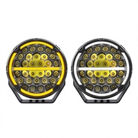Phare de travail LED rond de 9 pouces 150W, projecteur de conduite, lampe antibrouillard avant tout-terrain pour camion, SUV, VTT