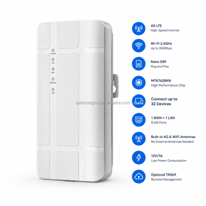 Routeur CPE 4G LTE extérieur MTK7628KN 300 Mbps WiFi 2.4G 2T2R avec emplacement pour carte Nano SIM, 1WAN+1LAN RJ45, prend en charge 32 appareils, TR069 en option - Product Image 3