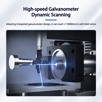 Nouvelle machine de marquage laser à fibre portable refroidie par air CNC 20W 30W 50W DXF pour coques de téléphone, composants électroniques, logo, code QR