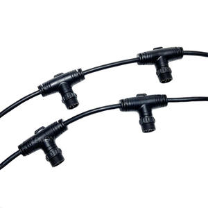 2 3 4 5 6 7 पिन 3 तरह टी प्रकार निविड़ अंधकार एलईडी कनेक्टर फाड़नेवाला टर्मिनल कनेक्टर ip68 ip69 एलईडी प्रकाश केबल - Product Image 1