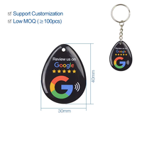 Mini-étiquette NFC RFID passive 13,56 MHz en époxy NTAG213 pour paiement et partage sur les réseaux sociaux – Vente en gros