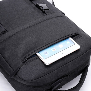 กระเป๋าเป้สะพายหลังใส่แล็ปท็อปของผู้ชายกันน้ำมีซิปปิดแบบลำลองกระเป๋าธุรกิจขายส่ง - Product Image 2