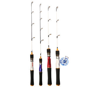 釣りロッド中先端ラフト冬釣りロッドスピニングと餌鋳造アイスフィッシングロッド - Product Image 3