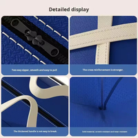 Sacs de déménagement et de rangement grande capacité en PE épaissi, design moderne et minimaliste, pour vêtements et couettes