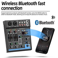 Depusheng M4 – Mini-mélangeur Audio Portable, Portable, numérique, USB, Studio d'enregistrement, 4 canaux, meilleure vente