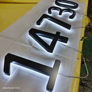ป้ายไฟ LED 3 มิติ ตัวอักษรสแตนเลสติดผนัง พร้อมแถบไฟ LED สำหรับร้านค้า ธุรกิจ ป้ายโฆษณา ลดราคาพิเศษ - Product Image 6