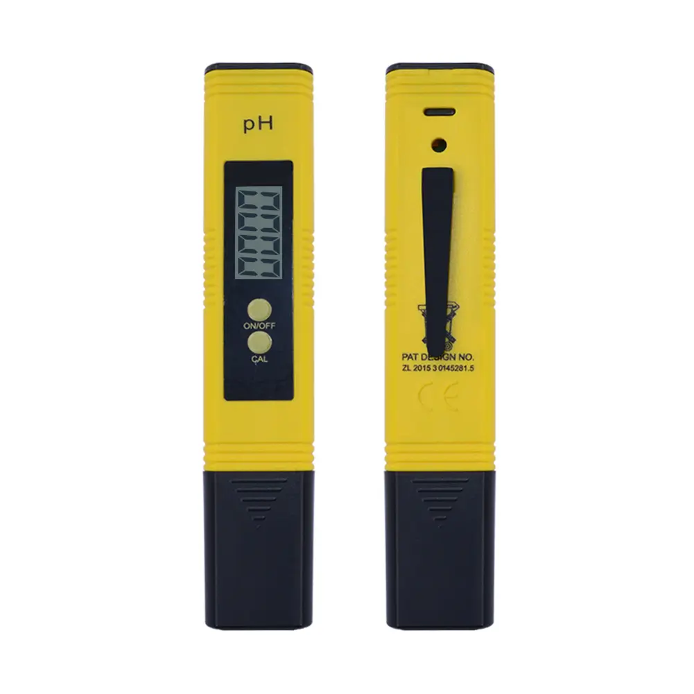 PH Meter for Water Hydroponics Digital PH Tester Pen 0.01 High Accuracy Pocket Size with 0-14 PH Measurement Range for Drinking