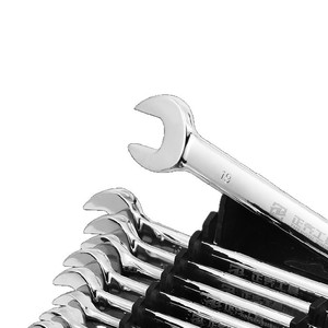 Zhengqi <b>Tools</b> Wrench Set Chromium Vanadium Steel Industrial Grade <b>Tool</b> Case Ratchet Wrench <b>Kit</b> - Product Image 2