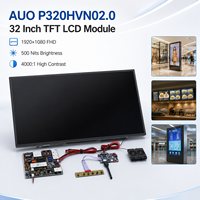 AUO P320HVN02.0 Écran LCD TFT 32 pouces 1920x1080 LCM 99% sRGB 500 Nits pour l'intégration d'affichage commercial