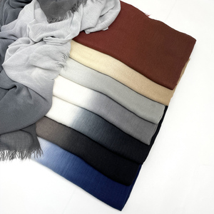 Voile musulman koweïtien B20 Vela Ombre Olive tendance, imprimé dégradé personnalisé, texture thaïlandaise, en viscose et modal, pour femme, 180*70 - Product Image 6