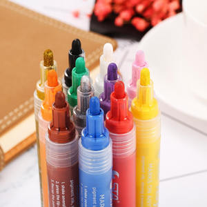 STA-rotuladores acrílicos permanentes para pintura de niños, rotuladores acrílicos de alta calidad, venta al por mayor, 12/24 colores - Product Image 2