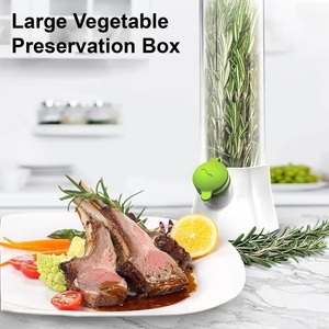 Wholesale Herb Saver for Refrigerator, Vegetable Preservation Bottle , Fresh 2-3weeks Cilantro <b>Mint</b>, Parsley Asparagus - Product Image 4