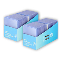 MTG TCG Pokemoned Baseball Cards Trading Cards 3"X4" Card Protectors Sleeves Toploaders Card Sleeves <strong>Top</strong> Loaders