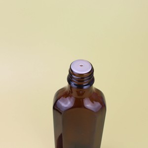 100ml Rỗng hổ phách phẳng tinh dầu y tế chai thủy tinh dầu ô liu chai giấm cruet chai dầu hổ phách Ma-rốc thiết yếu - Product Image 5